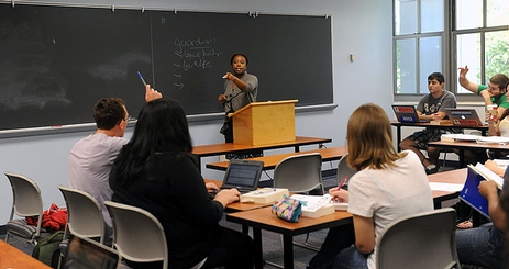 Students participate in an SPA institute.